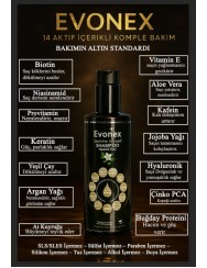 Evonex – Bilimden Gelen Güçle Saçlarını Yeniden Keşfet 14 Aktif Maddeyle Güçlendirilmiş Yasemin Özlü Şampuan